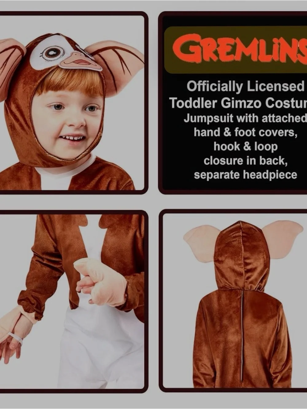 Rubie's Brown and White Creature Jumpsuit Costume